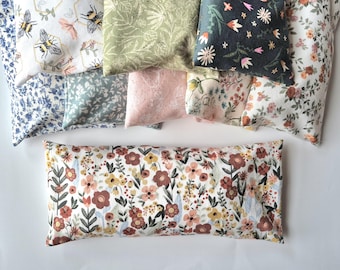 Floral Microwavable Rice Pack with Washable Outer Cover