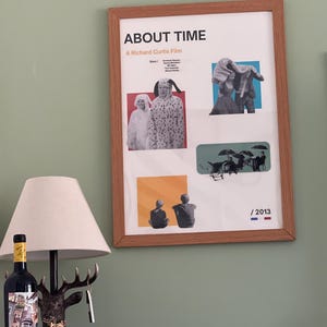 About Time mid century movie poster