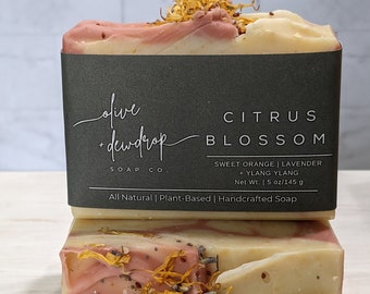 Citrus Blossom Soap | Artisan Soap | Handmade Soap | Cold Process Soap