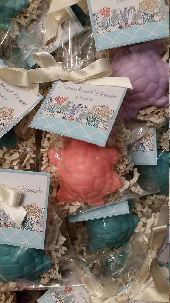 15 Turtle Soap Favors For Destination Weddings Baby Showers Etsy