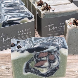 Mystic Woods Soap | Cocoa Butter Soap |Winter Soap | Woods Soap | Artisan Soap | Handmade Soap | All Natural Cold Process Soap