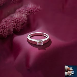 Emerald Cut Lab Grown Diamond Ring, Lab Diamond Wedding Ring, Ring For Men, 0.50ct Emerald Diamond Ring, Proposal Ring For Men, Promise Ring