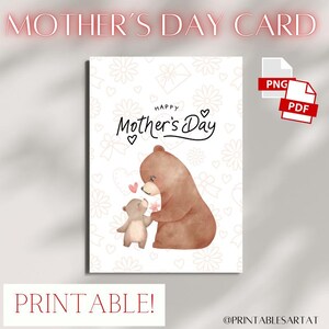 Mother&#39;s day Card, Card for mom, Printable, Digital Card for mom, Printable Mother&#39;s day Cards, Card for mother, Mothers day card, Mom gift
