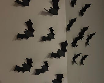 Nietoperze ścienne na Halloween (zestaw 8 szt.)