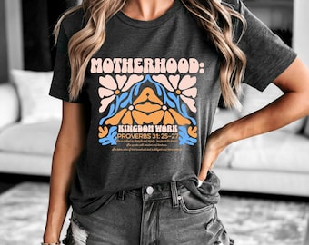 T-shirtontwerp christelijke moeder: Spreuken 31, Floral Kingdom Work (digitale, png PNGEgg)