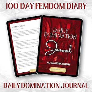 100-Day FemDom Confidence Journal, Domme Empowerment Diary for Daily Reflections & Growth | Digital Journal for iPad, GoodNotes, Notability
