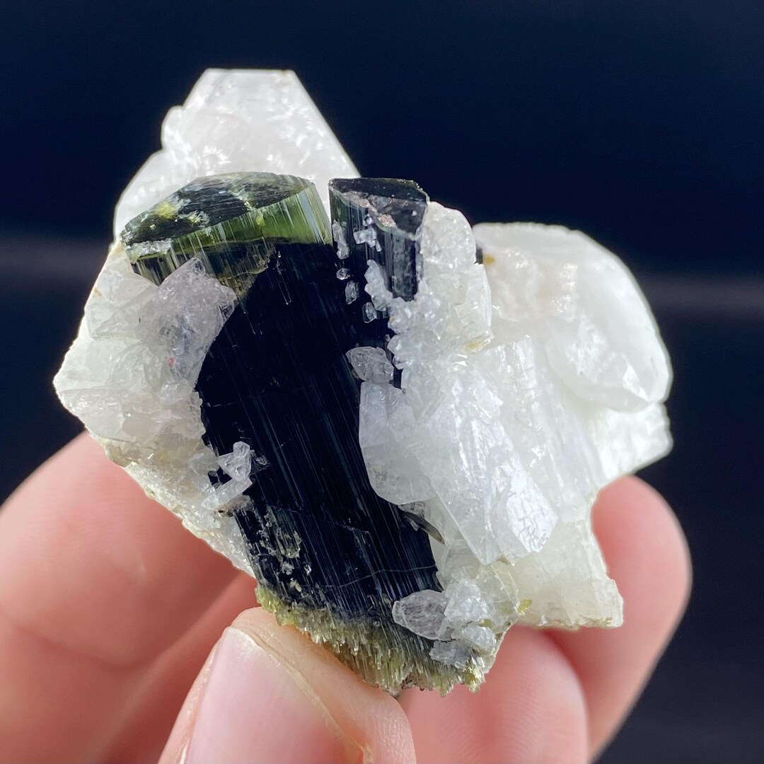 Green Cap With Albite (47 Grams) - Etsy