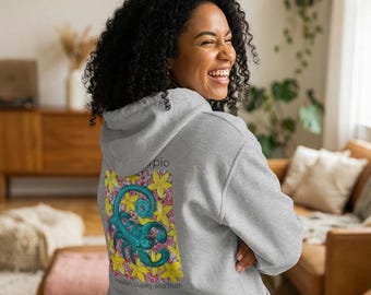 Scorpio Fleece Hoodie, Zodiac Sweatshirt, Astrology Pullover, Star Sign Gift, Horoscope Clothing