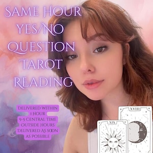 Same Hour Quick Yes/No Answer Psychic Tarot Reading