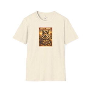 Desert Nomad Coyote T-Shirt Vintage Explorer Animal Tee Primal Souls Collection Western Desert Graphic Shirt Adventure Streetwear image 8