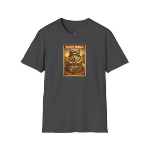 Desert Nomad Coyote T-Shirt Vintage Explorer Animal Tee Primal Souls Collection Western Desert Graphic Shirt Adventure Streetwear image 9