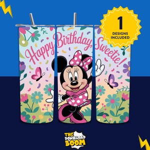 Mickey Mouse tumbler design, 20 oz skinny tumbler design, sublimation image, tumbler wrap, Mickey Mouse cup, Mickey Mouse sublimation