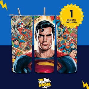 Comic Hero 20oz Tumbler, Super Hero Tumbler, Tumbler Wrap, 20oz Tumbler Wrap, Sublimation Design, Digital Download, Tumbler Sublimation