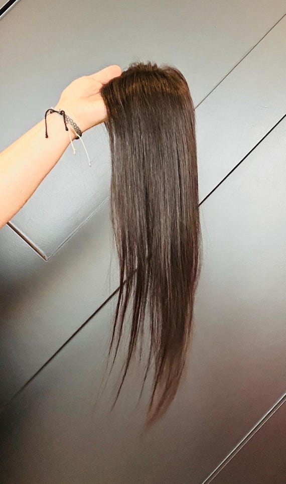 Synthetic Lace Front Half Wig Topper 18\