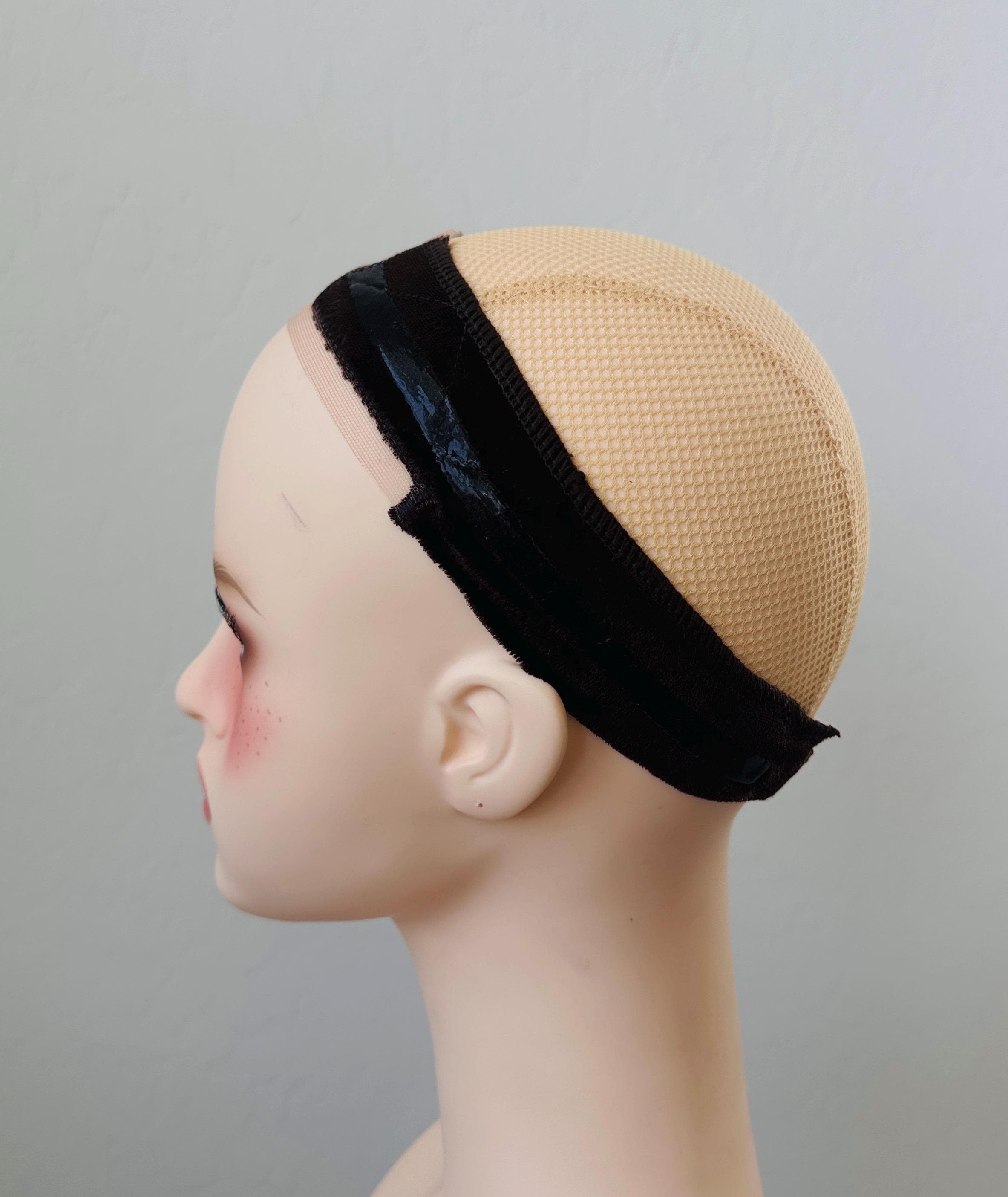 Premium Lace Wig Grip Band Adjustable Glueless Velvet Headband Secure Wig Grip Headband With Lace Velvet With Silicone Headband  main image 3