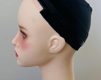 Swiss T-Lace option Wig Grip Cap with Double-Sided Silicone & Velcro | Secure, Breathable Cap for Lace Wigs