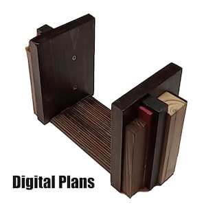 Erweiterbare Buchstützen - Digitale Pläne