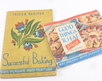 Martha Lee Anderson Recipe Booklets Lot for Church and Dwight Arm and Hammer Baking Soda 1930s 1940s Promotional Materials Ephemera