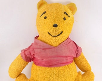 Winnie the Pooh Stuffed Bear Toy Handmade from McCall's 1965 Pattern No. 8087