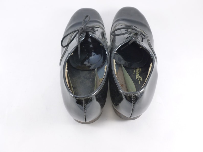 Children/'s Capezio Tap Dance Shoes Black Patent Size 2.5 D Boy/'s Oxfords