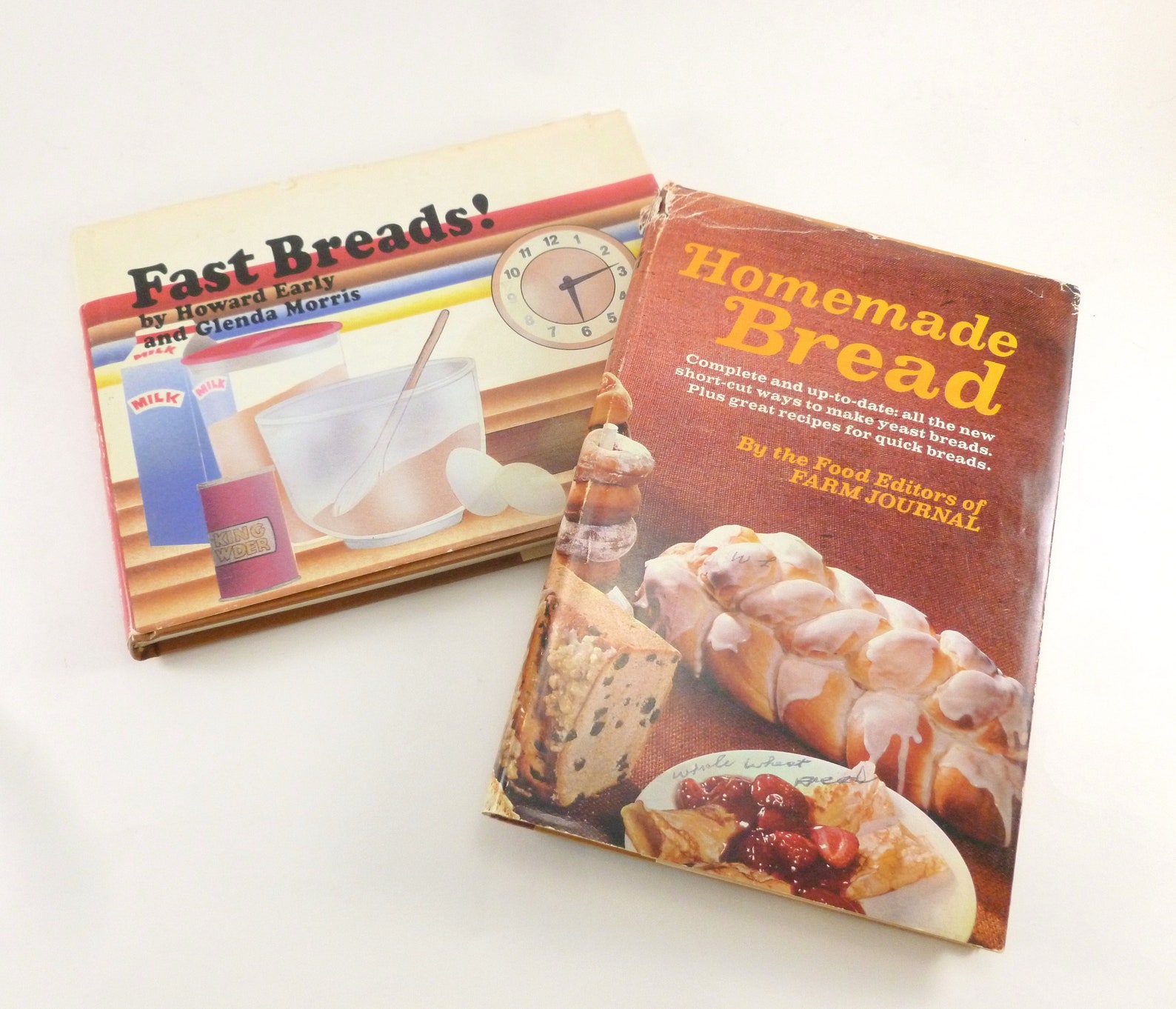 Vintage Bread Baking Cookbooks Lot Homemade Bread and Fast Etsy