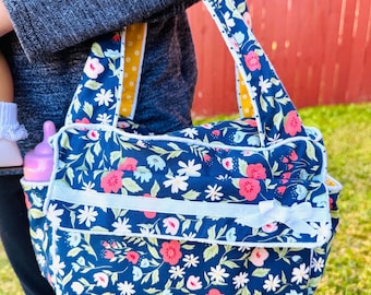 Baby Doll Diaper Bag Pattern PDF Instant Download / Doll Diaper Bag Pattern / Doll Diaper Bag Sewing Pattern