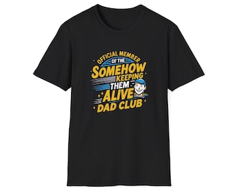 Blessed Dad Club T-Shirt: Softstyle Cotton Tee