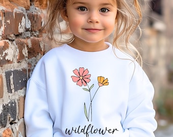 Raising Wildflowers Matching Family Shirts: Floral Mommy and Me Outfit