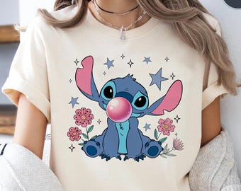Alien Bubble Gum T-Shirt - Kawaii Space Tee