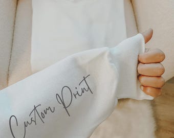 Custom Sleeve Print Add-On Listing