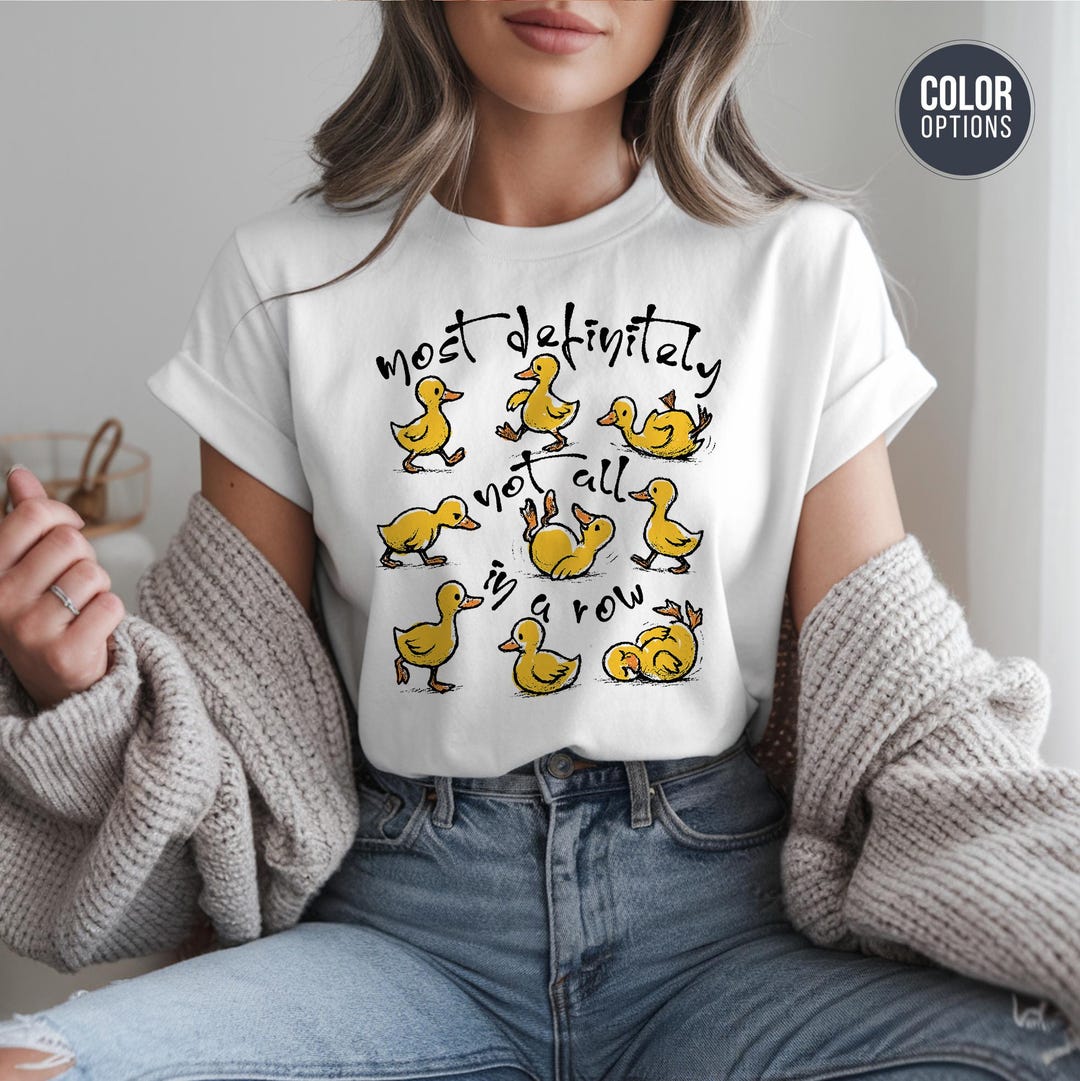 Laughability Merch Funny Duck Graphic Tee: Quirky Mental Health Humor Shirt - Etsy