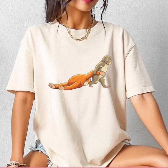 Comfort Colors® Viral Sad Monkey Shirt, Punch The Monkey Tee, Ichikawa Zoo Macaque