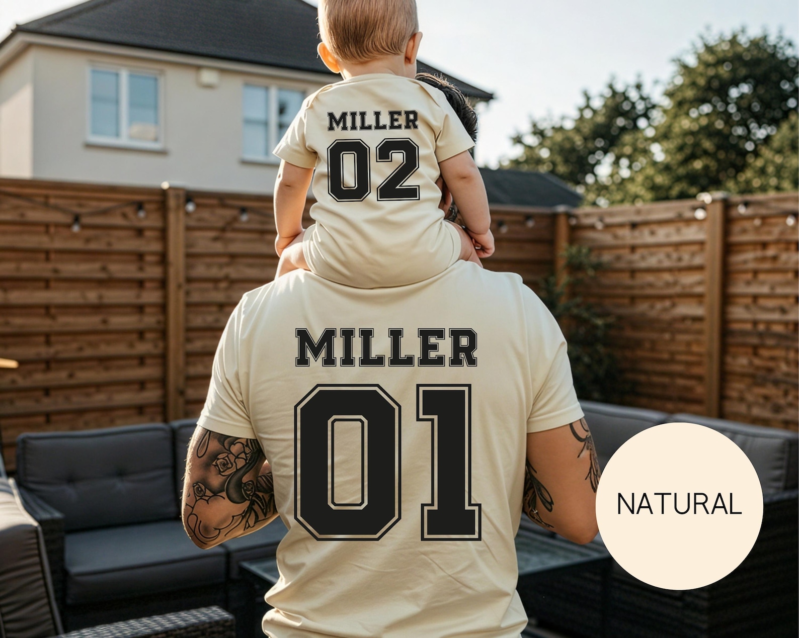 Matching Dad & Baby T-Shirts