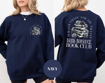 Dark Romance Book Club Sweatshirt: Gothic Roses, Morally Grey Books
