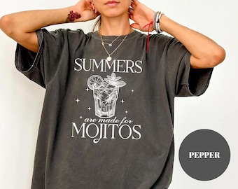 Comfort Colors® Mojito Graphic Tee - Summer Drink Shirt