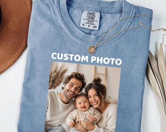 Comfort Colors® Custom Photo T-Shirt, Family Keepsake Tee