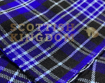 Clark Modern Heavyweight Handmade Tartan Fabric - Fabric by Yard - 16 Oz Acrylic Wool - Handmade Machine Washable