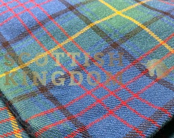 County Donegal Irish Ancient Heavyweight Handmade Tartan Fabric - Tartan Fabric by the Yard - 16 Oz Acrylic Wool - Handmade Machine Washable