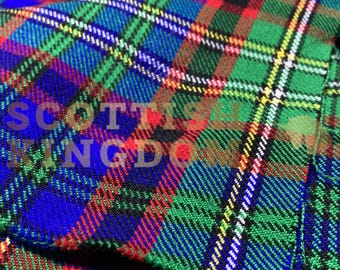 Cunningham Hunting Modern Heavyweight Handmade Tartan Fabric - Tartan Fabric by the Yard - 16 Oz Acrylic Wool - Handmade Machine Washable