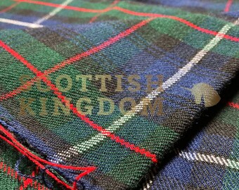 Robertson Hunting Modern Heavyweight Handmade Tartan Fabric - Fabric by Yard - 16 Oz Acrylic Wool - Handmade Machine Washable