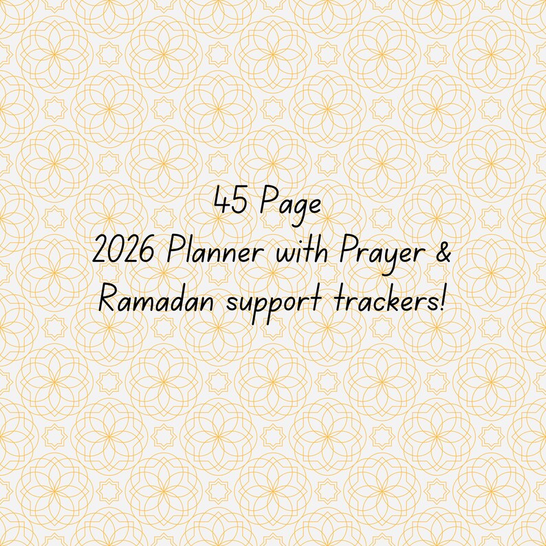2026 Islamic Printable Planner: Digital Journal for Muslims, Ramadan ...