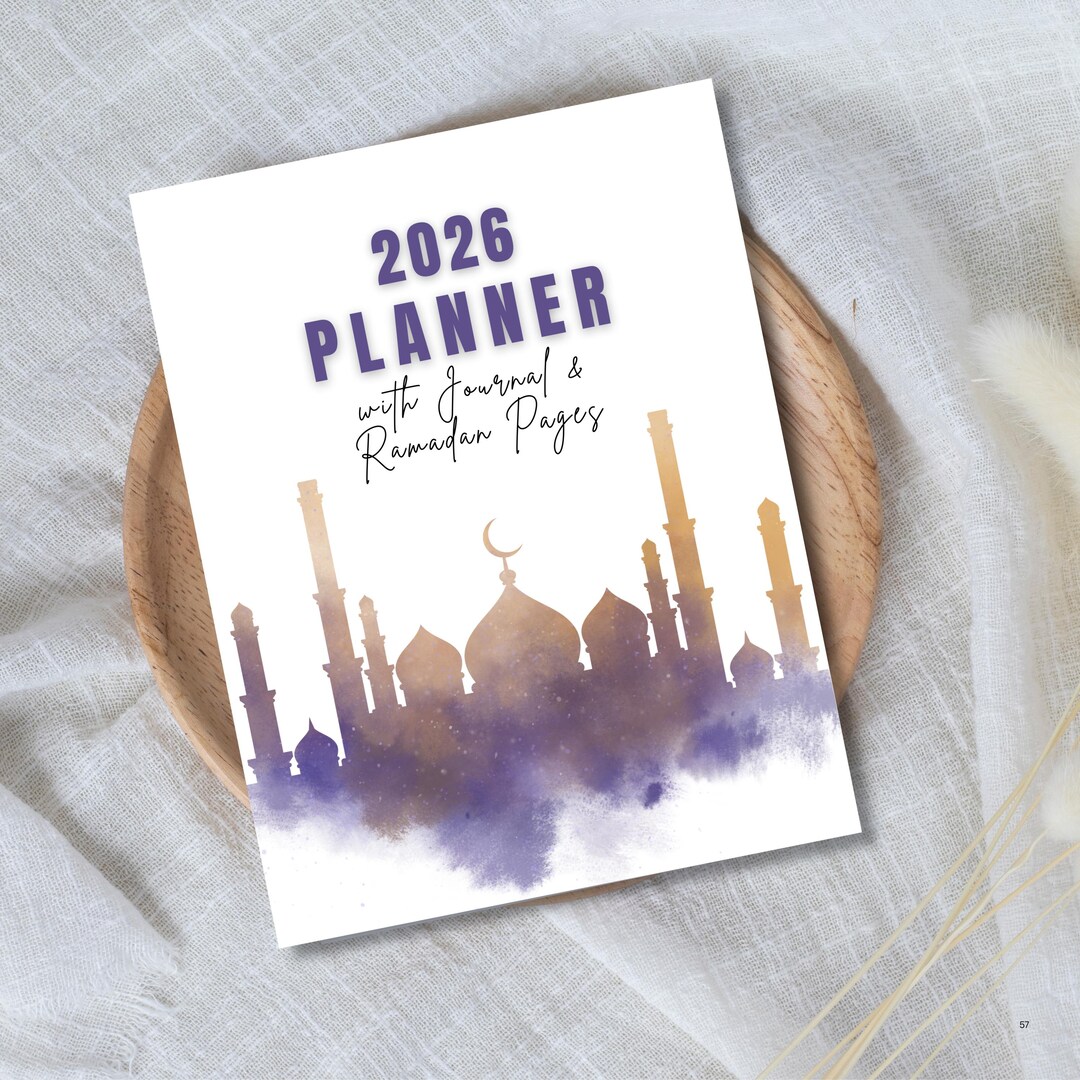 2026 Islamic Printable Planner: Digital Journal for Muslims, Ramadan ...