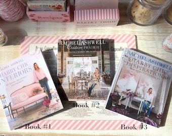 Shabby Chic DECORATING BOOKS - Choose 1/12 or 1:6 Scale Miniature