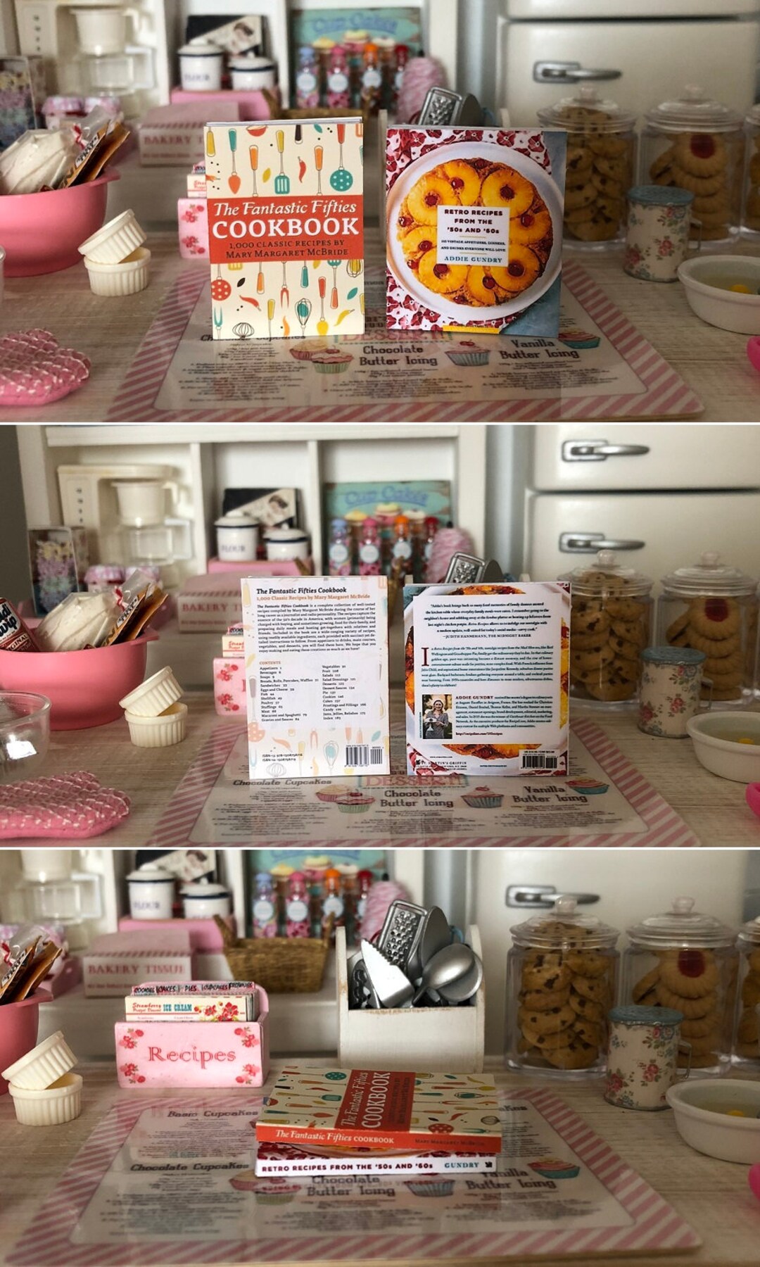 BAKING COOKBOOK - Choose 1/12 or 1:6 Scale Miniature - Etsy