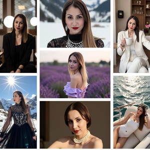 Custom AI-Generated Portraits | 50 Unique Digital Images in 24 Hours | Personalized Virtual Photoshoot
