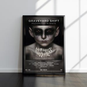 Motionless in White Poster Graveyard Shift Poster Album - Etsy