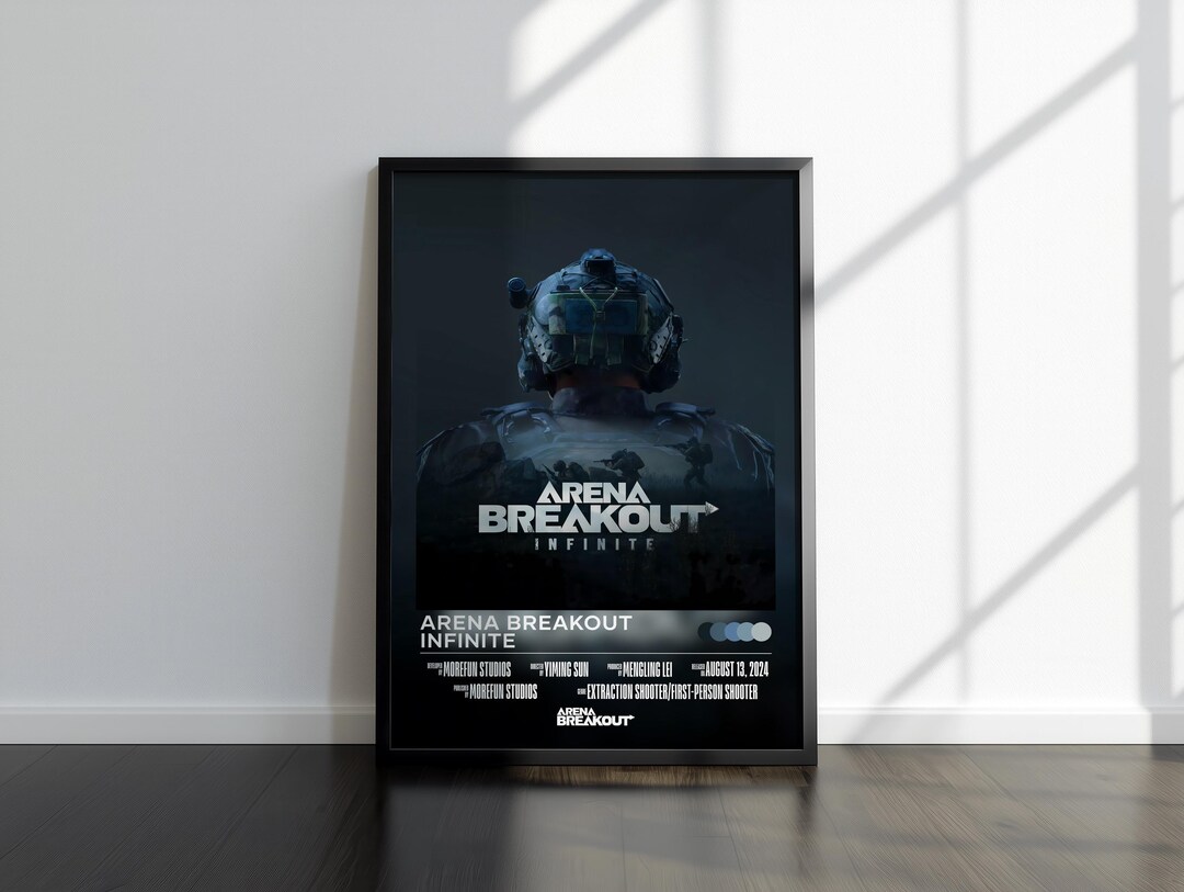 Arena Breakout Poster | Arena Breakout Print | Gaming Poster | 4 Colors ...