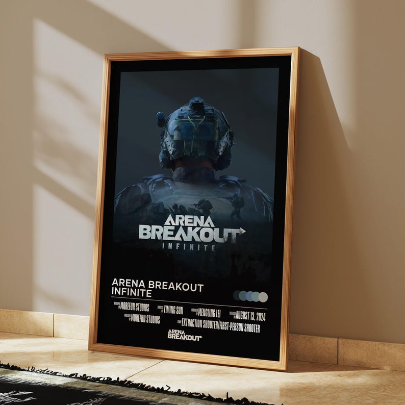 Arena Breakout Poster | Arena Breakout Print | Gaming Poster | 4 Colors ...