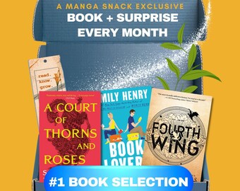 Nerdy Mystery Surprise Book Pack With Cozy Surprises - Hand Curated Pop Culture Reader Gift Monthly Book Subscription