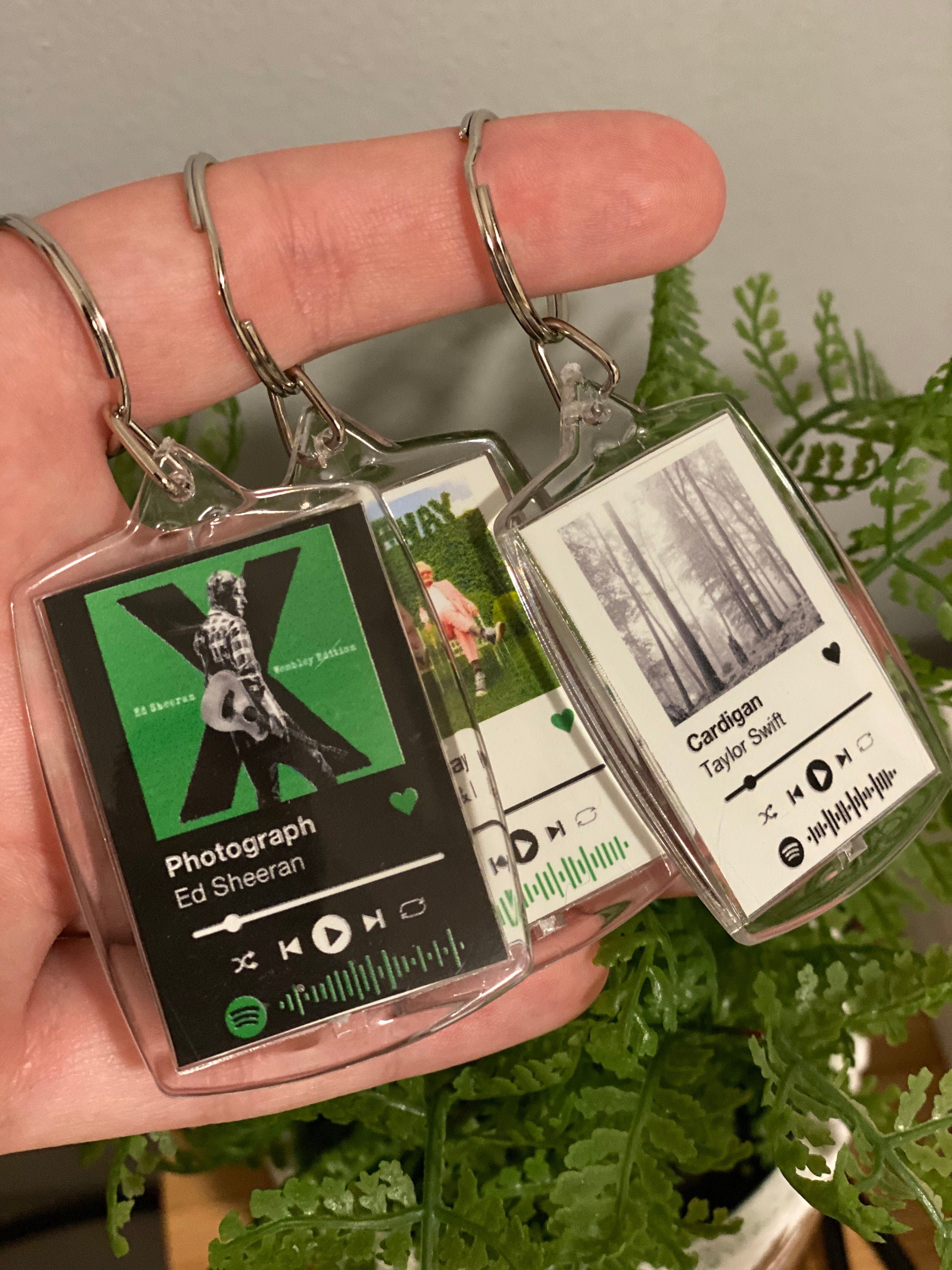 Spotify Song Plaque Keychain spotify Code Available Etsy